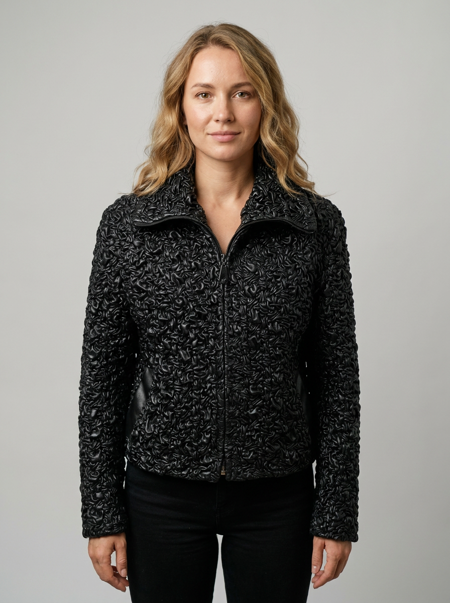 Curly Lamb Shearling Jacket