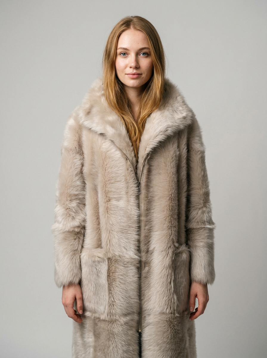 Long Shearling Coat