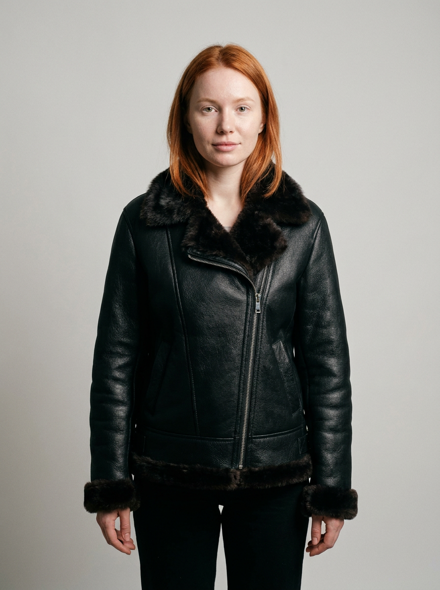 Shearling Bomber Jacket