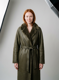 Shearling Belted Coat