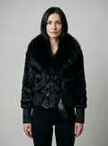 Luxury Fur Bomber Jacket