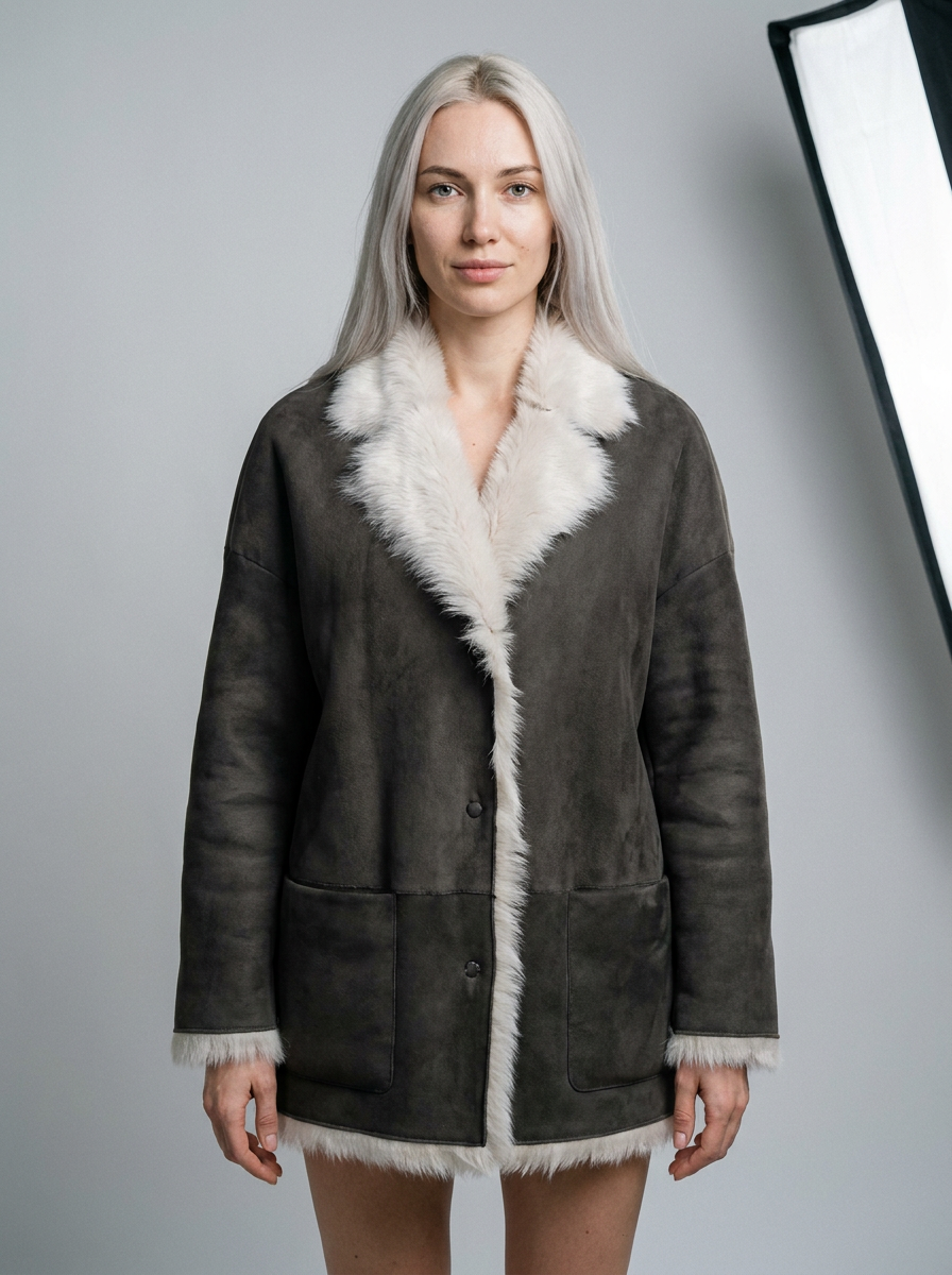Shearling Lined Coat