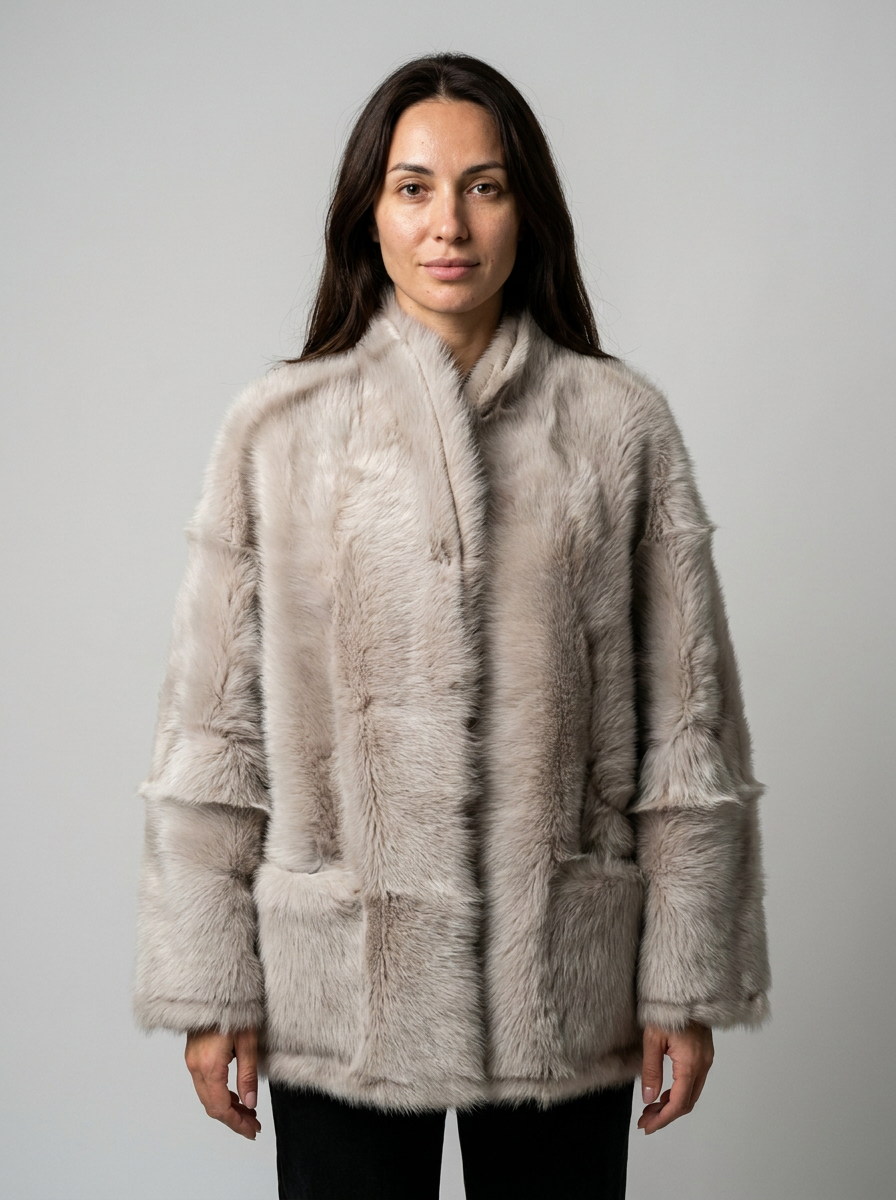 Oversized Shearling Jacket