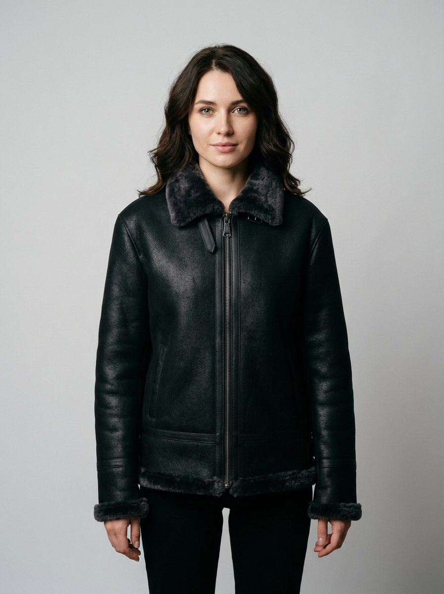 Shearling Bomber Jacket