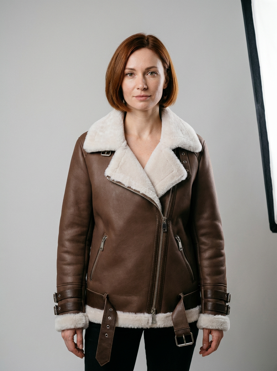 Shearling Bomber Jacket