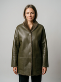 Olive Shearling Jacket