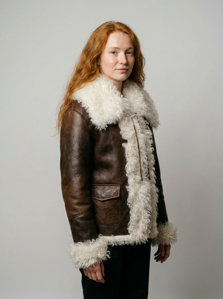 Shearling Leather Jacket