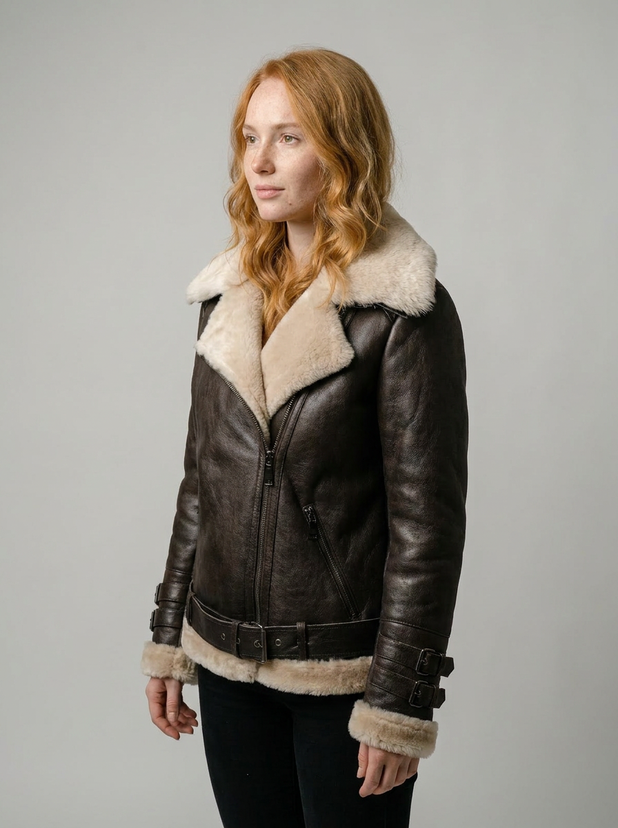 Shearling Bomber Jacket