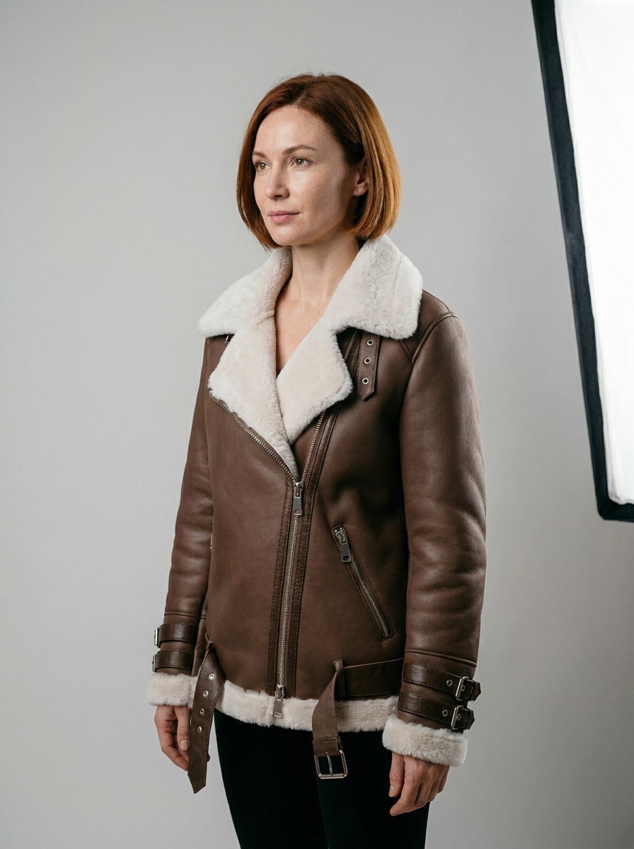 Shearling Bomber Jacket