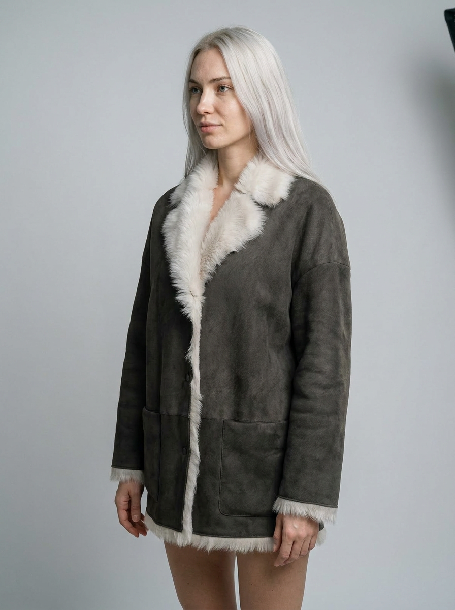 Shearling Lined Coat