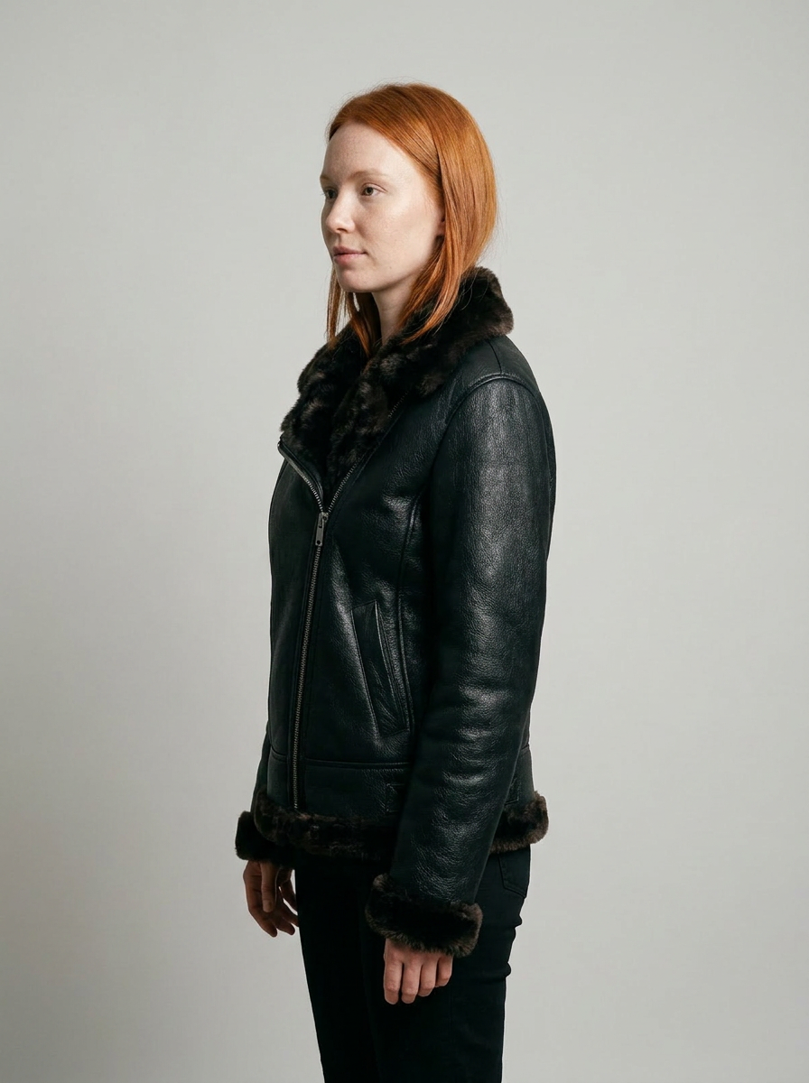 Shearling Bomber Jacket