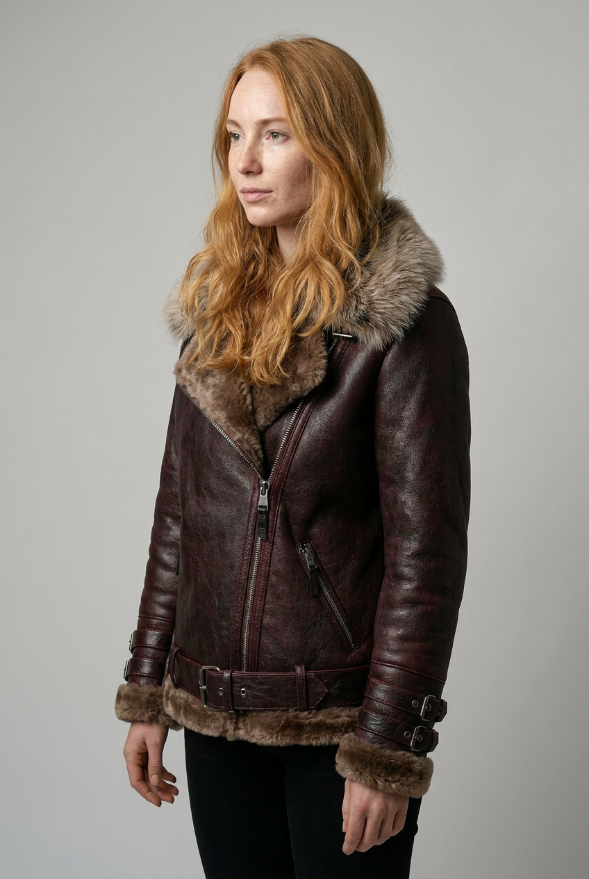 Shearling Bomber Jacket