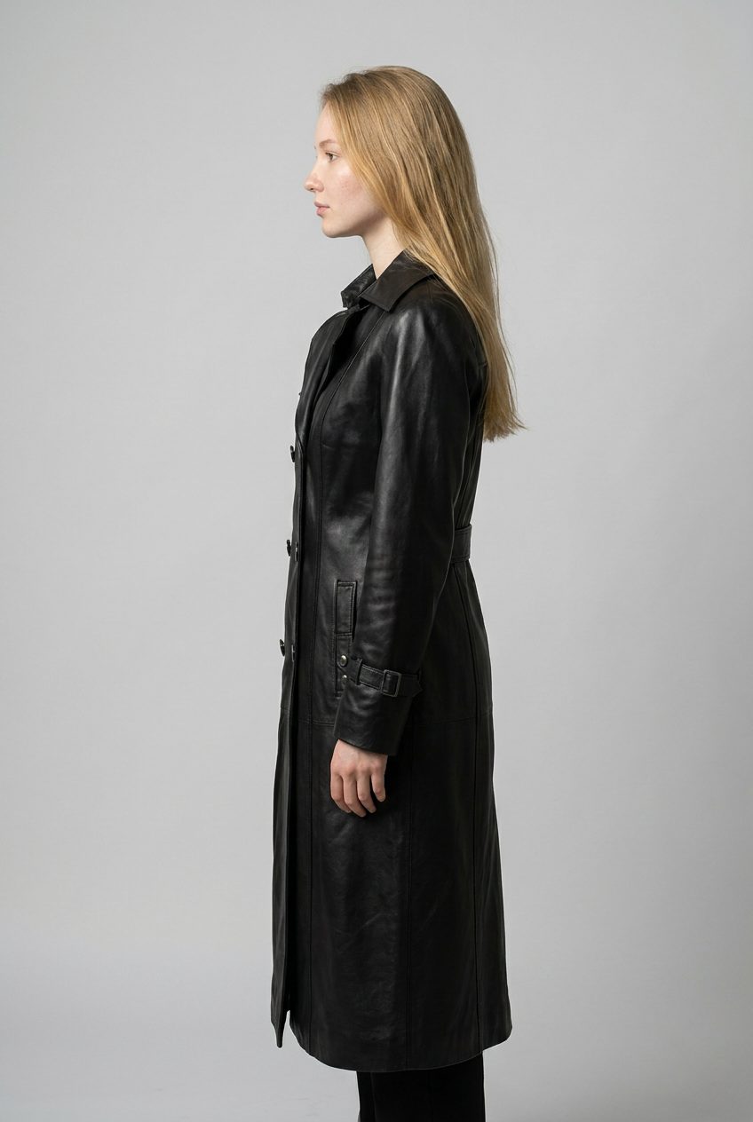 Leather Trench Coat