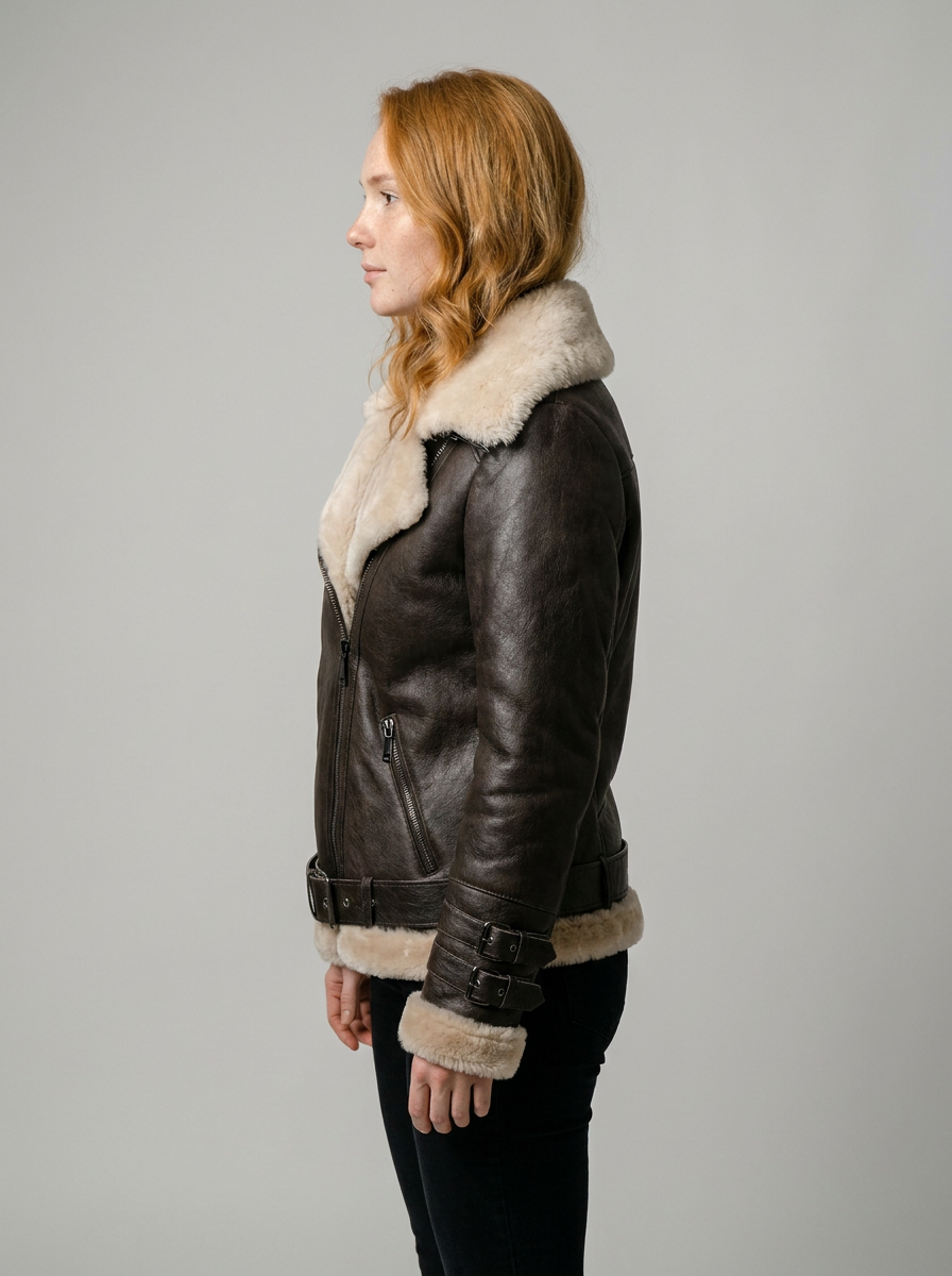 Shearling Bomber Jacket