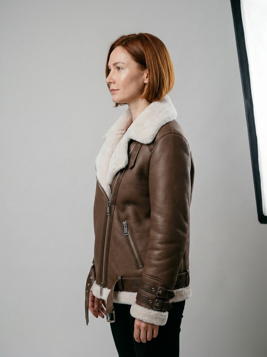 Shearling Bomber Jacket