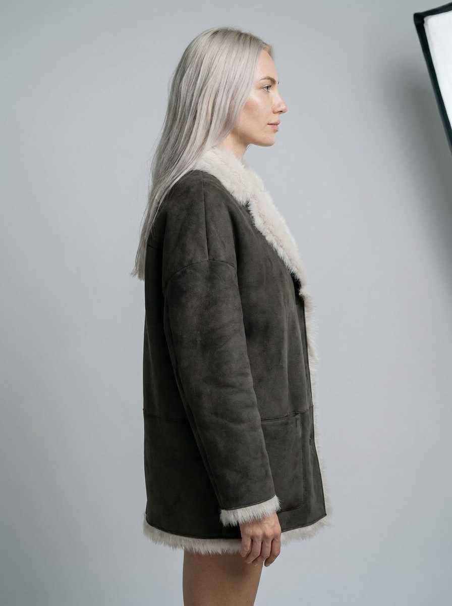 Shearling Lined Coat
