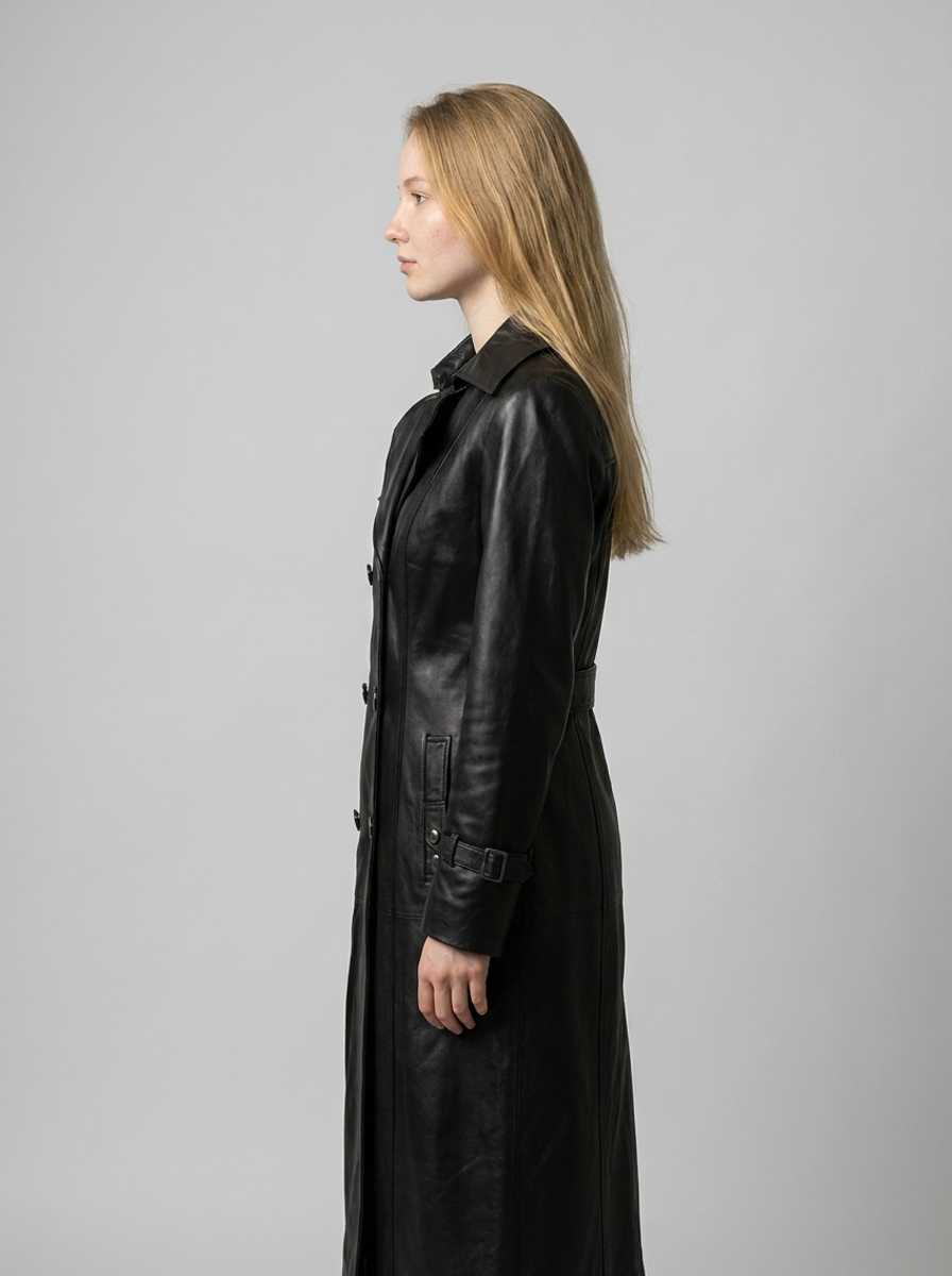 Leather Trench Coat