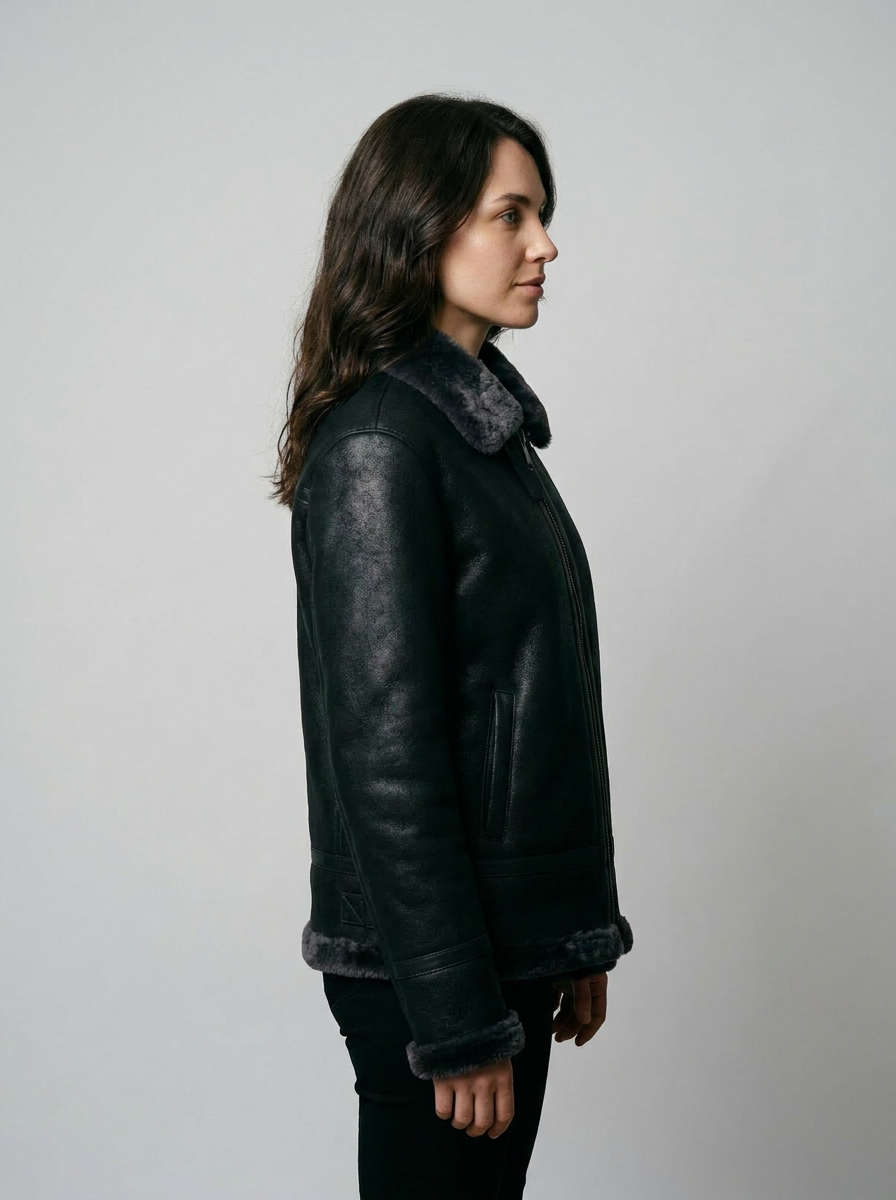 Shearling Bomberjacke