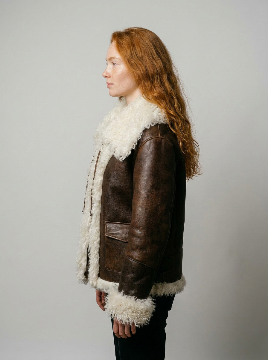 Shearling Leather Jacket