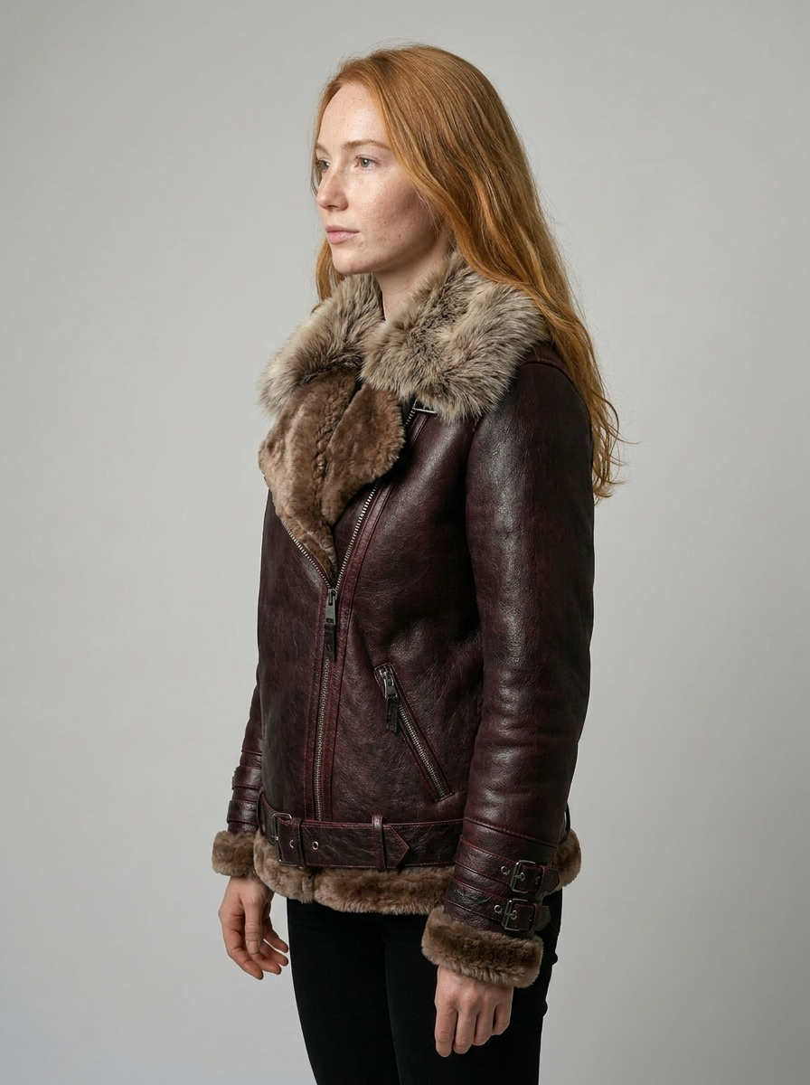 Shearling Bomber Jacket