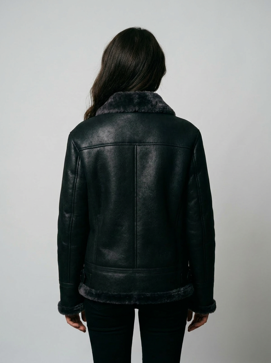 Shearling Bomberjacke