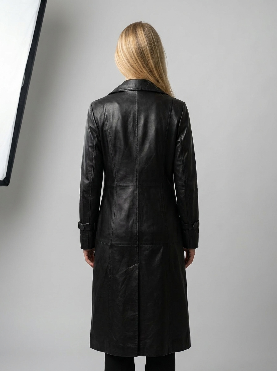 Leather Trench Coat