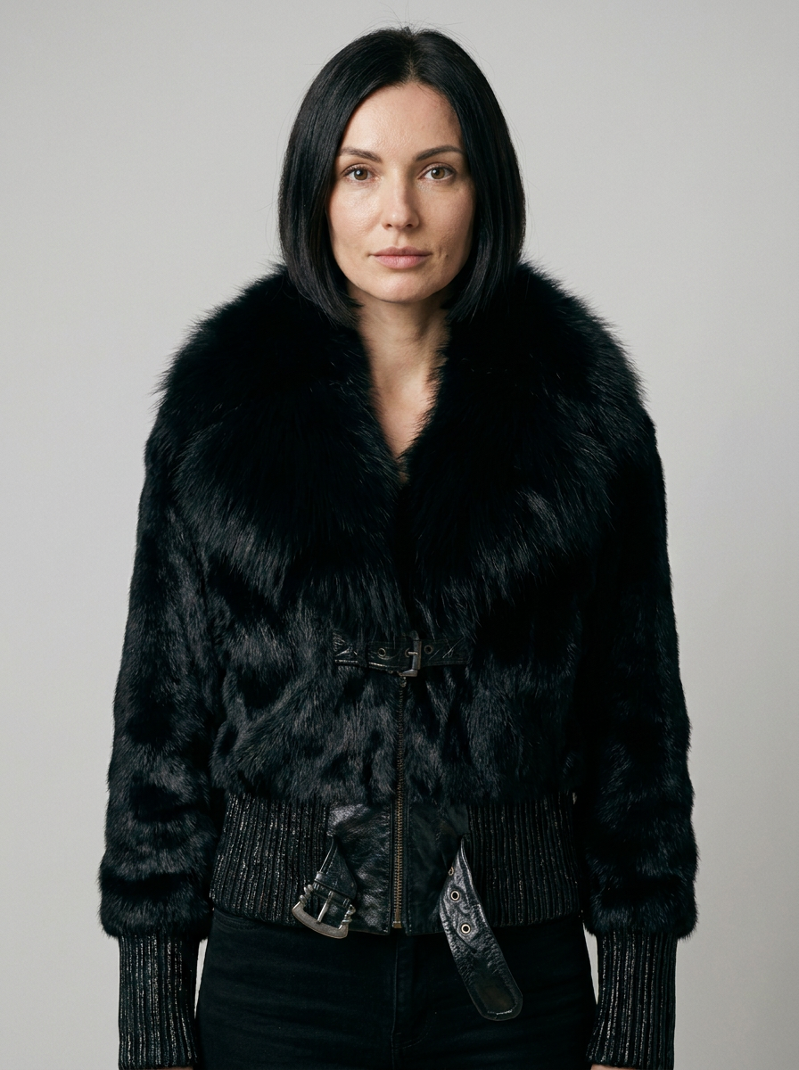 Luxury Fur Bomber Jacket