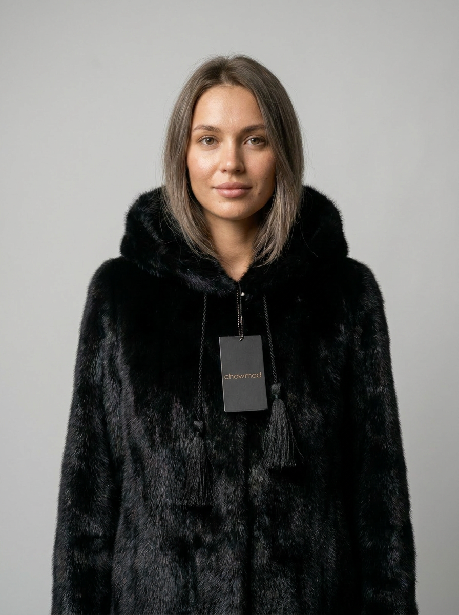 Hooded Fur Jacket