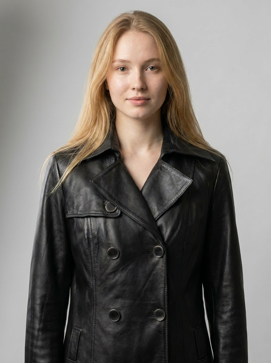 Leather Trench Coat
