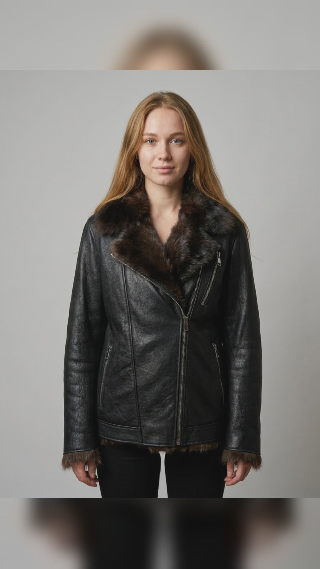 Shearling Biker Jacket