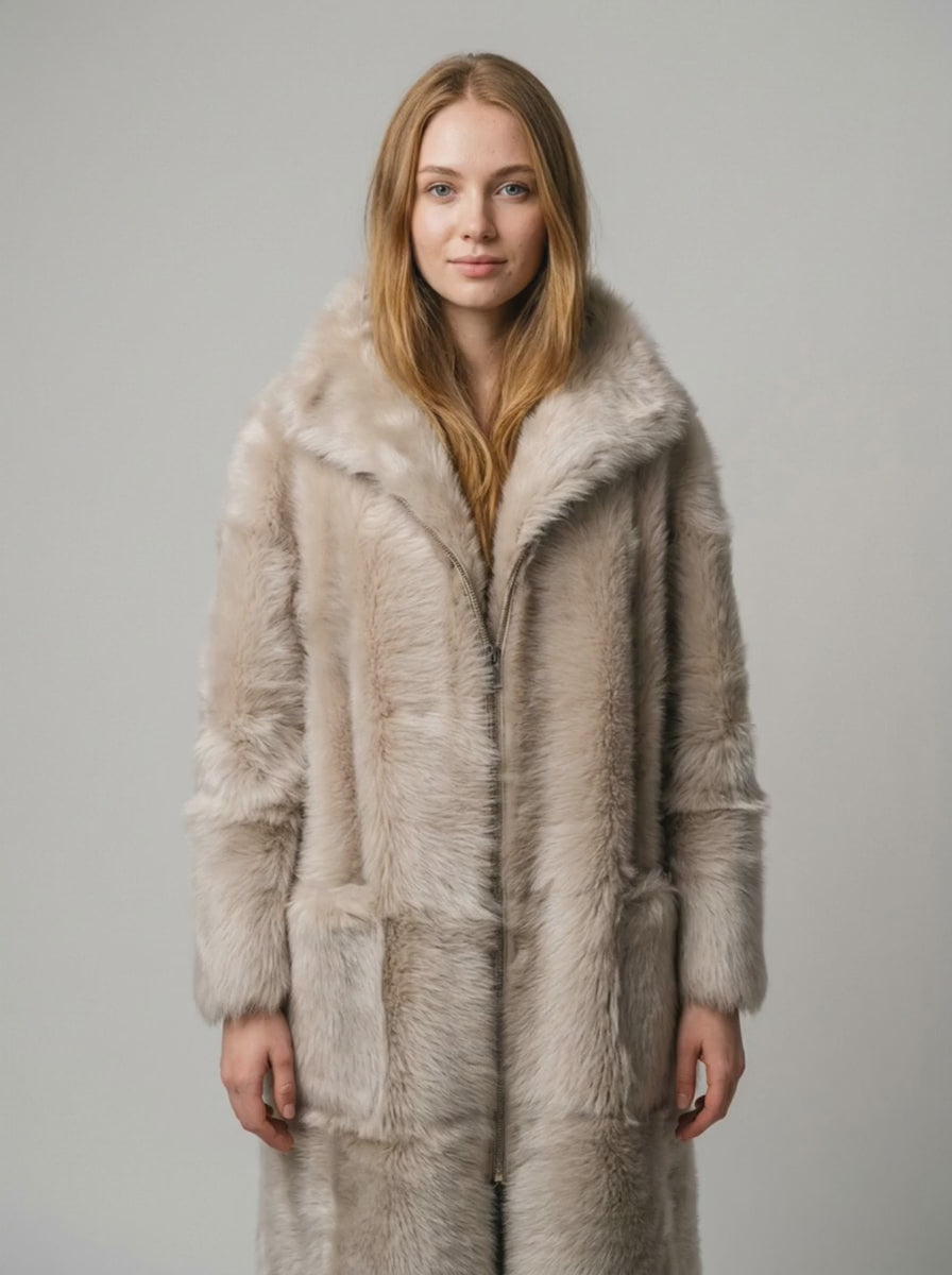 Long Shearling Coat