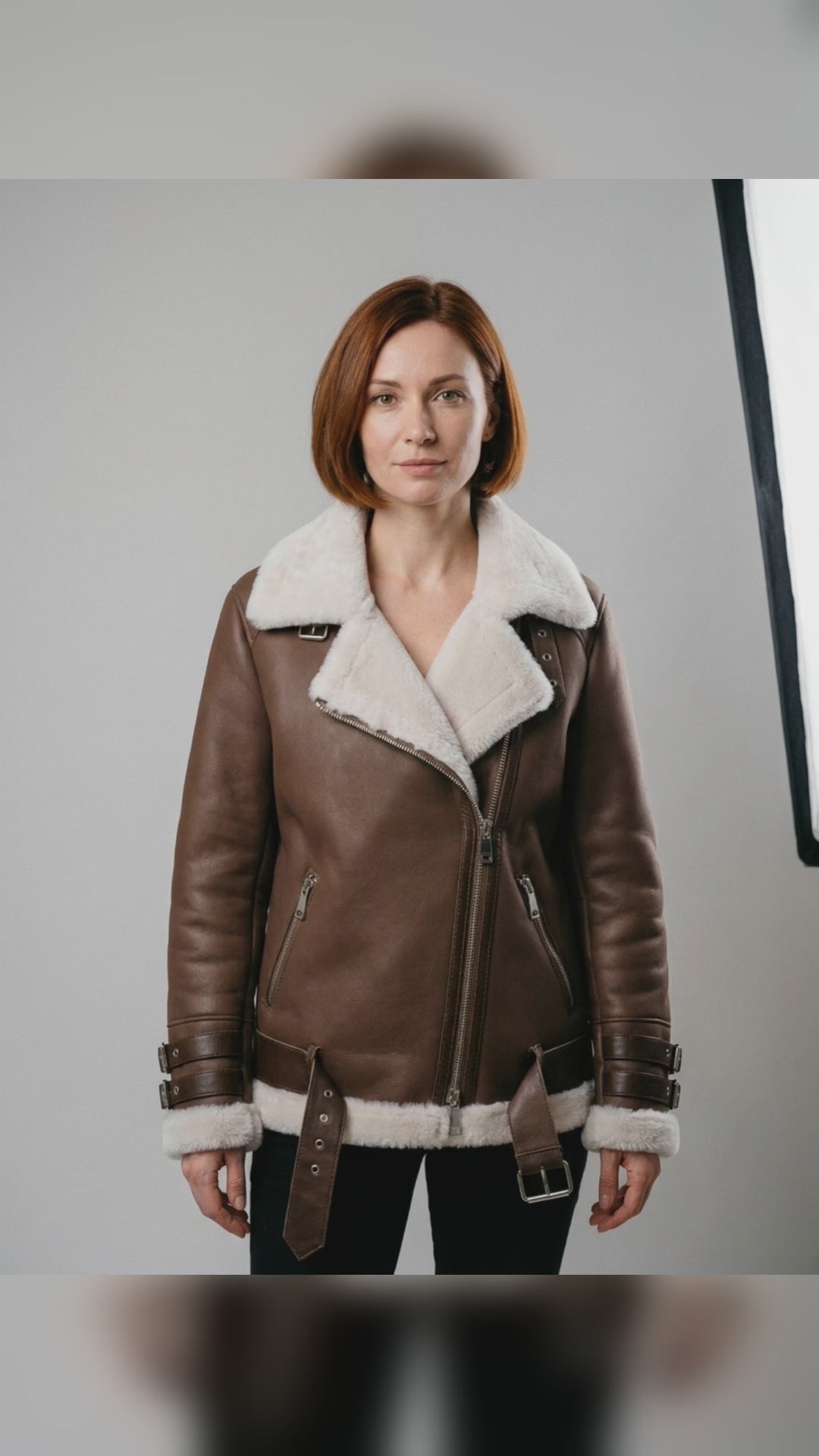 Shearling Bomber Jacket
