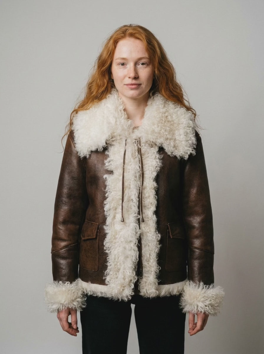 Shearling Leather Jacket