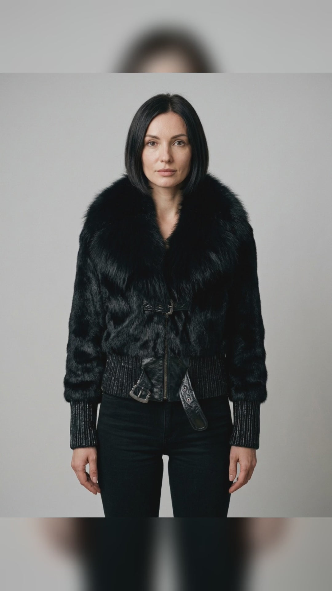 Luxury Fur Bomber Jacket