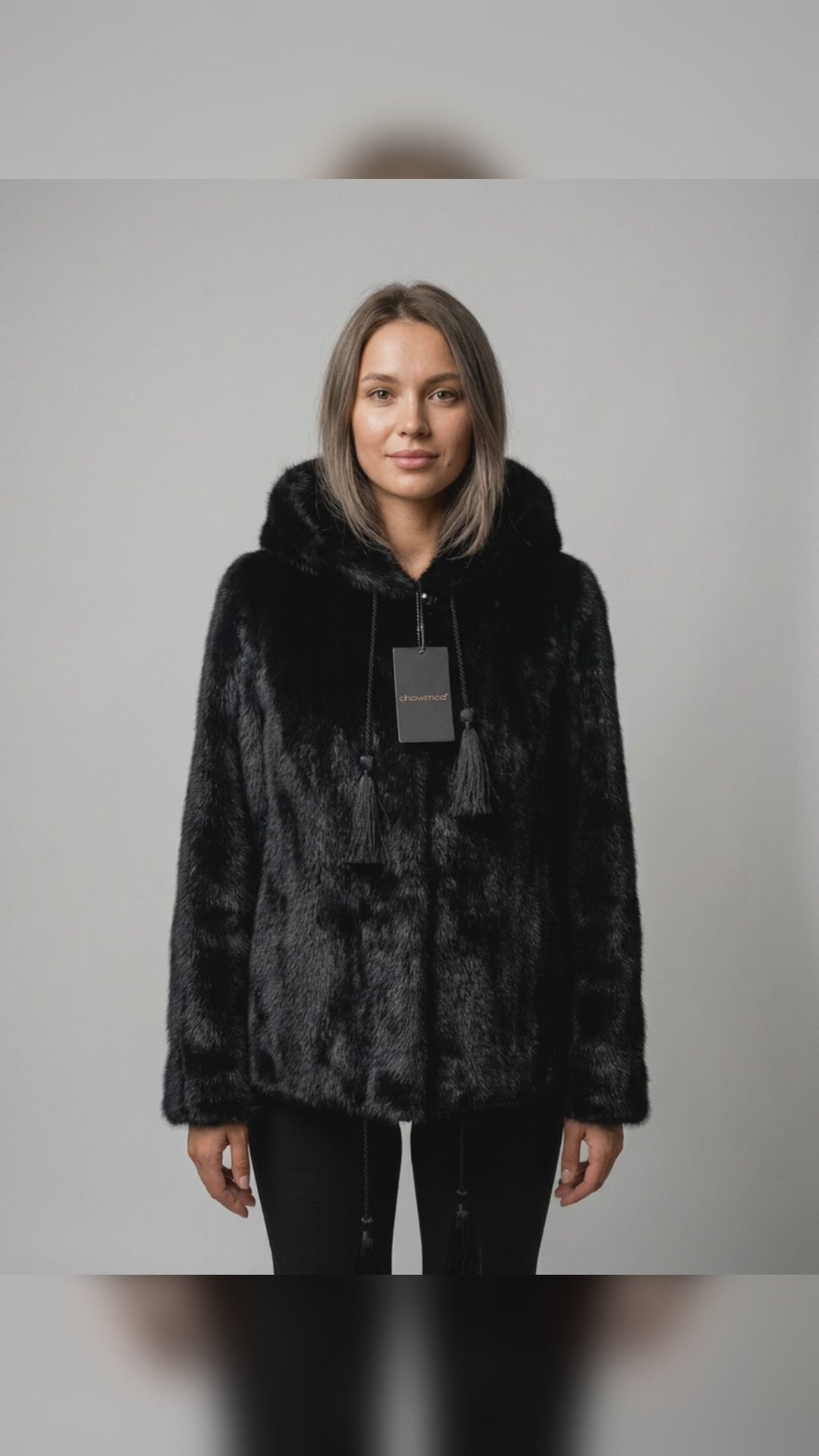 Hooded Fur Jacket