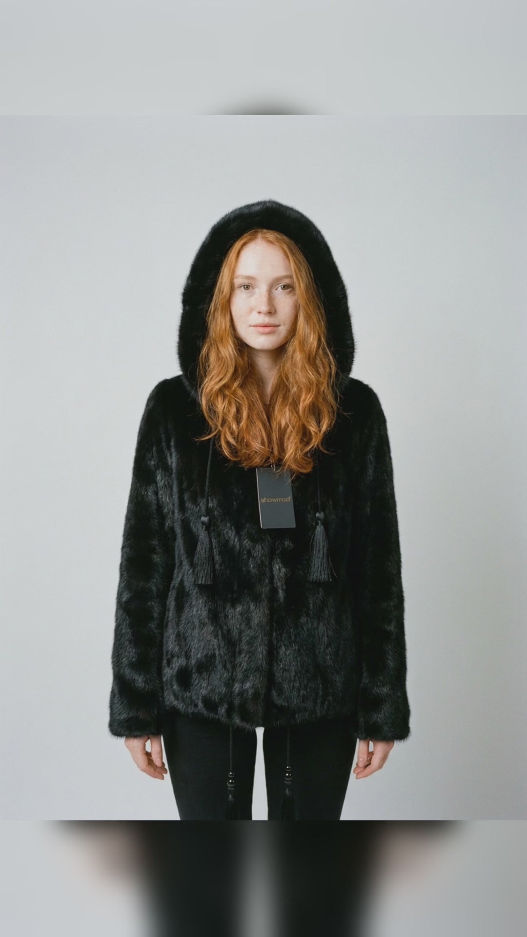 Mink Fur Hooded Jacket