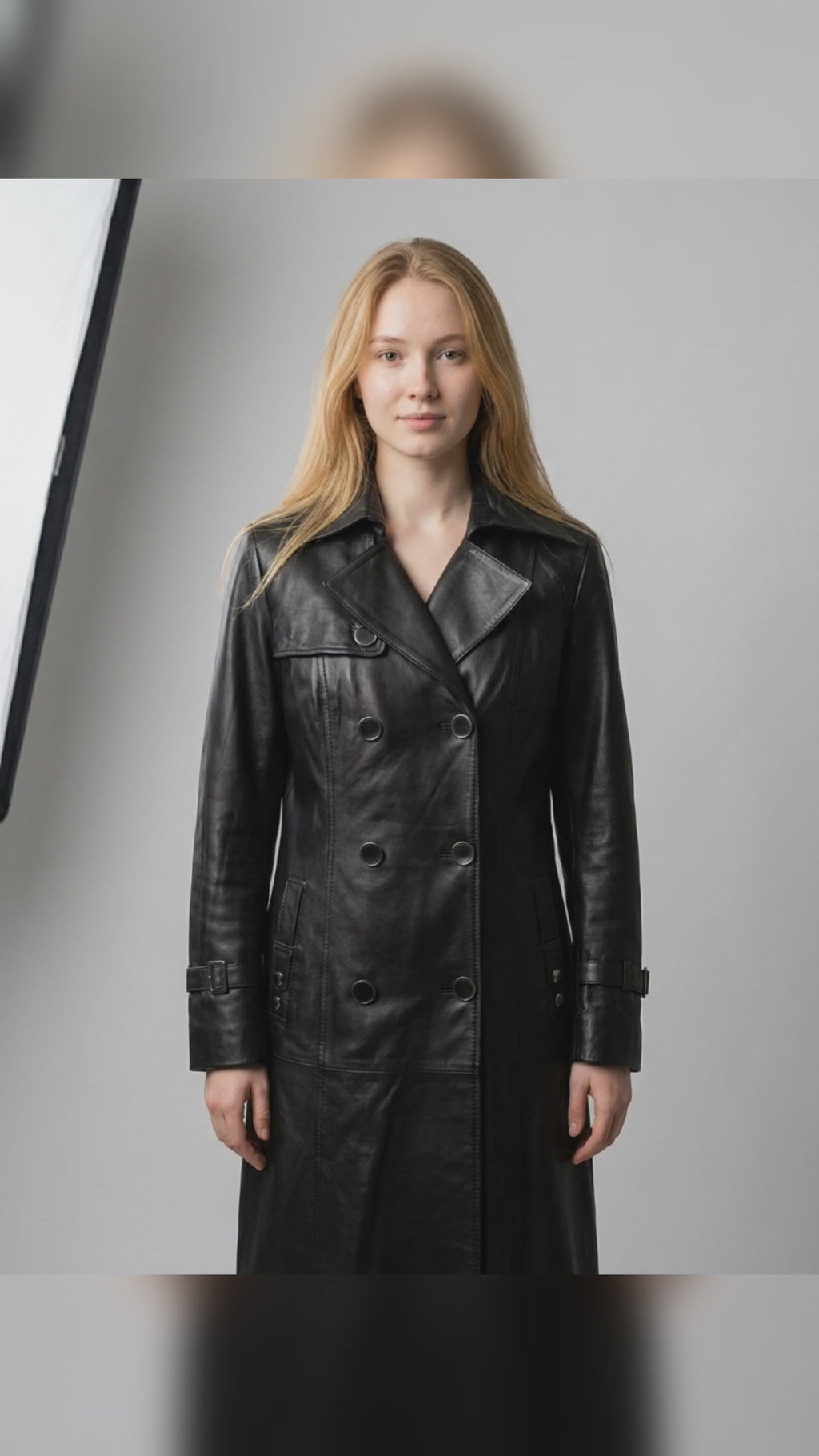 Leather Trench Coat