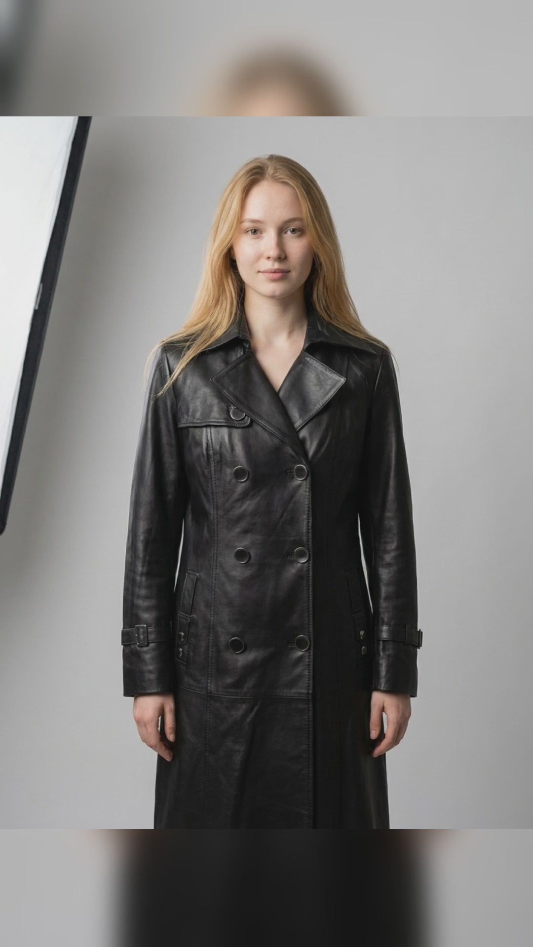 Leather Trench Coat