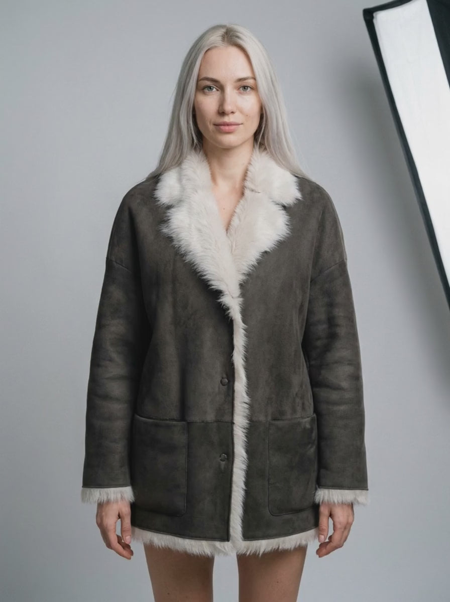 Shearling Lined Coat