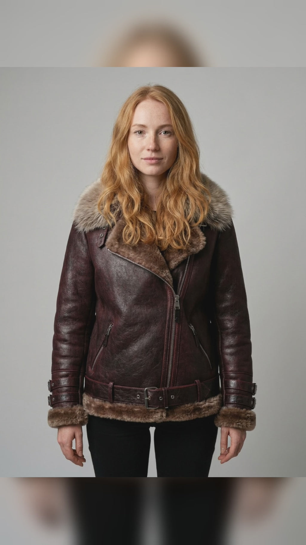 Shearling Bomber Jacket